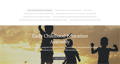 Desktop Screenshot of earlychildhoodeducationassembly.com